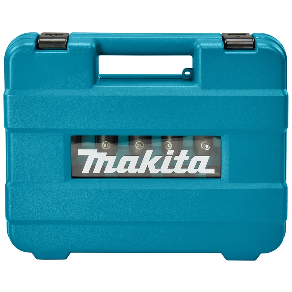 Набор_Головки торцевые ударные 1/2" 10 - 32 мм Impact Black (14 шт / кейс), MAKITA, фото 3