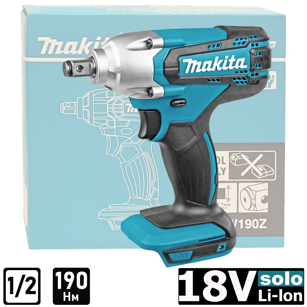 Гайковерт аккумуляторный DTW190Z (DTW 190 Z) MAKITA