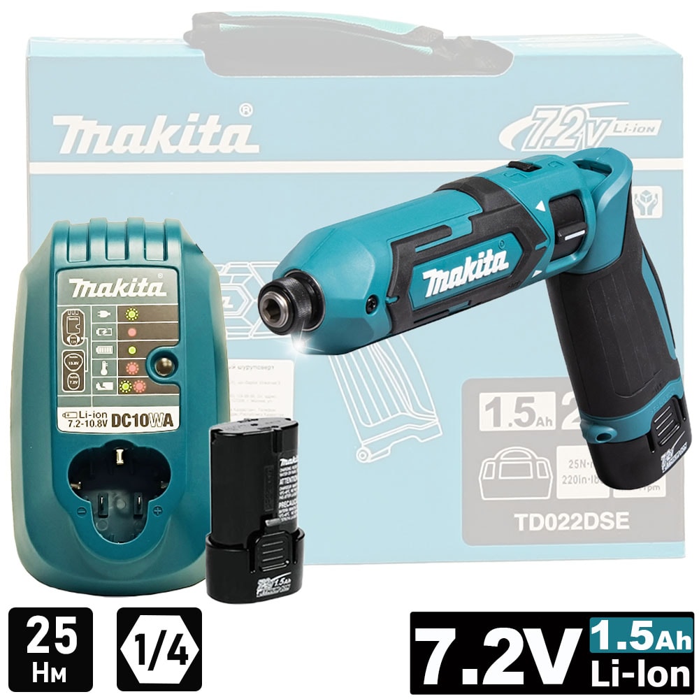 Отвертка ударная аккумуляторная TD022DSE (TD 022 DSE) MAKITA