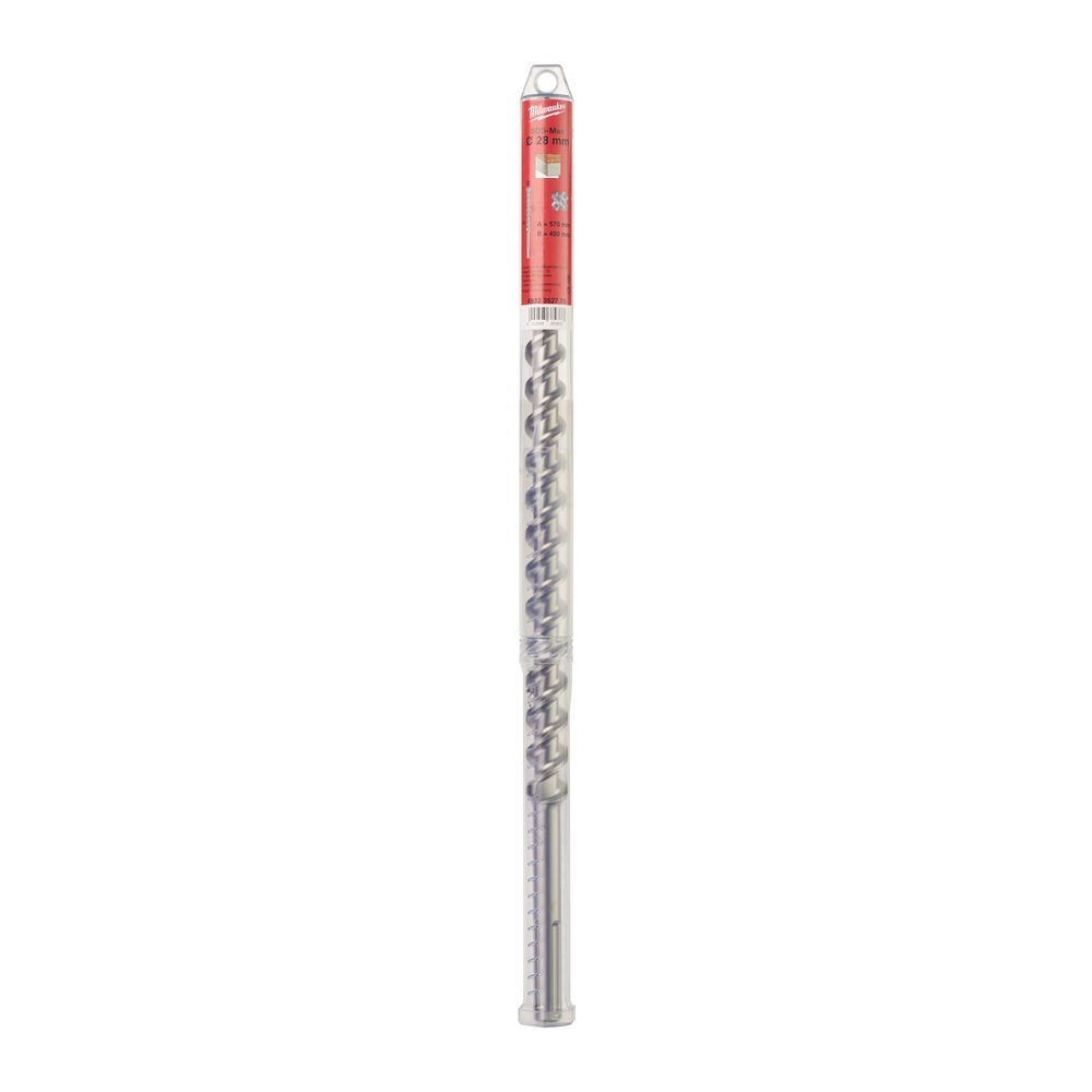Бур по бетону SDS-Max 28x450x570 мм Milwaukee (4932352779)