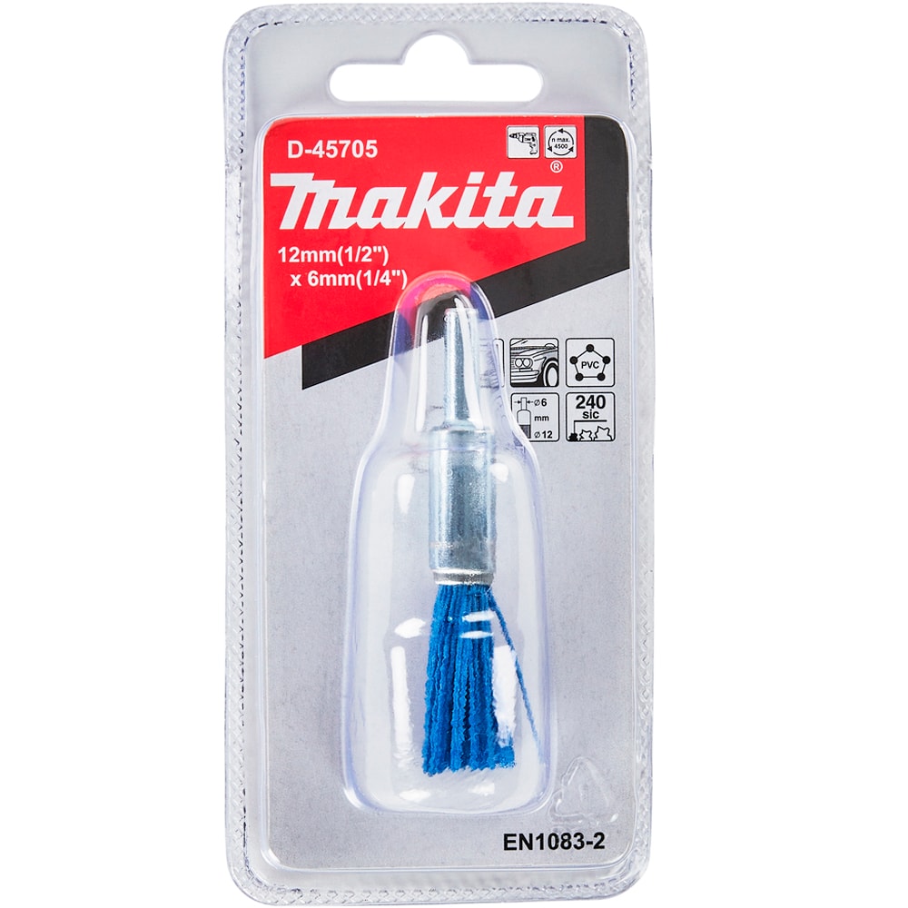 Щетка нейлоновая кистевая (12 мм / хвостовик 6 мм), Makita