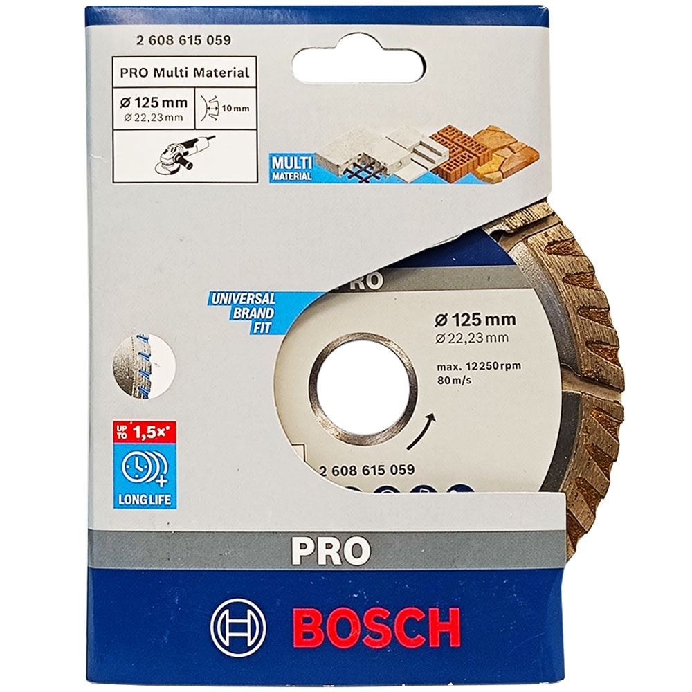 Алмазный круг 125х22,23 мм Standard for Universal, BOSCH