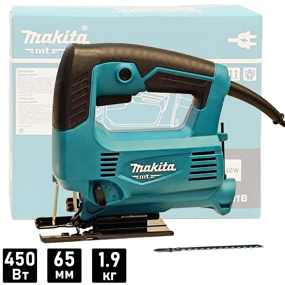 Лобзик M4301B (450 Вт / Коробка), MAKITA