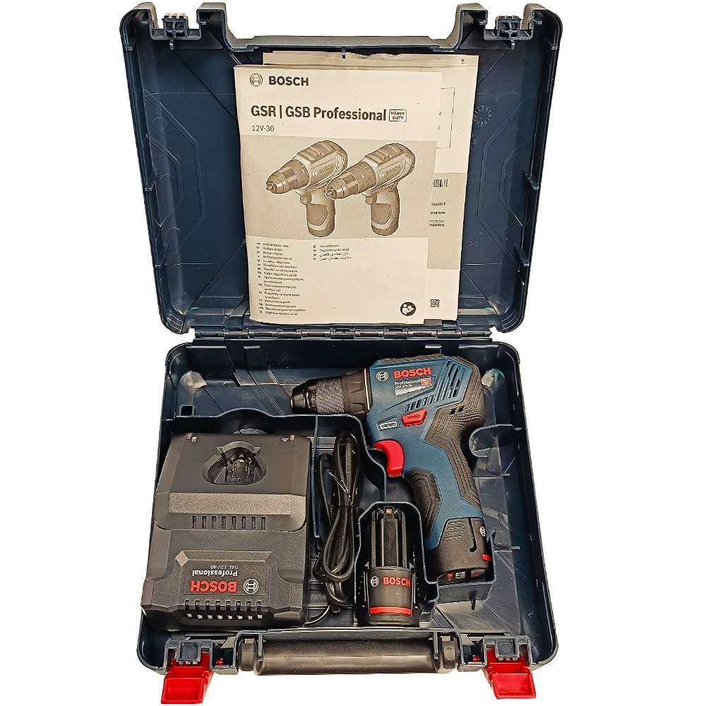 Дрель-шуруповерт аккумуляторная GSR 12V-30 Professional BOSCH (06019G9000), фото 2
