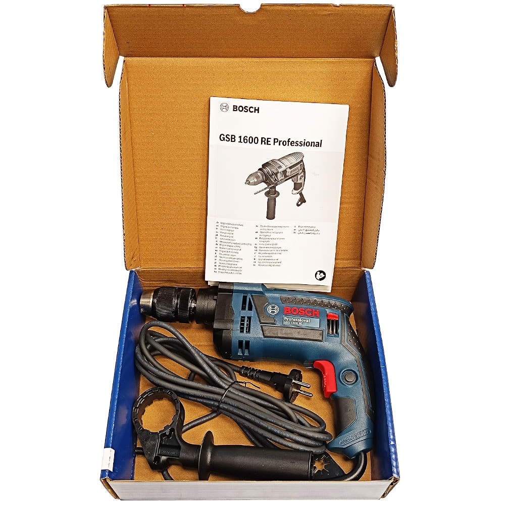 Дрель ударная GSB 1600 RE Professional BOSCH (0601228200), фото 3