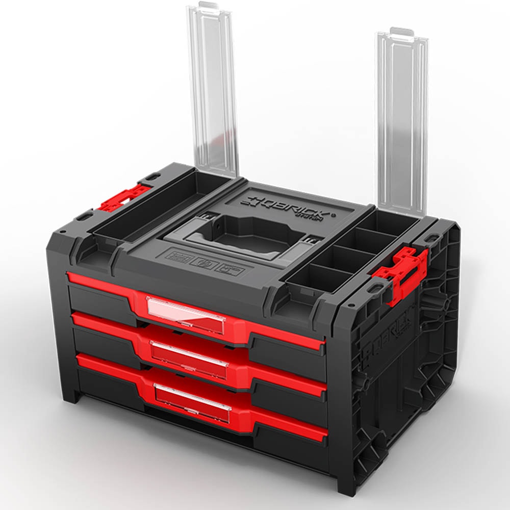 Ящик для инструментов Qbrick System PRO Drawer 3 Toolbox 2.0 Profi Basic (SKRQPRODP3B2CZAPG001), фото 2