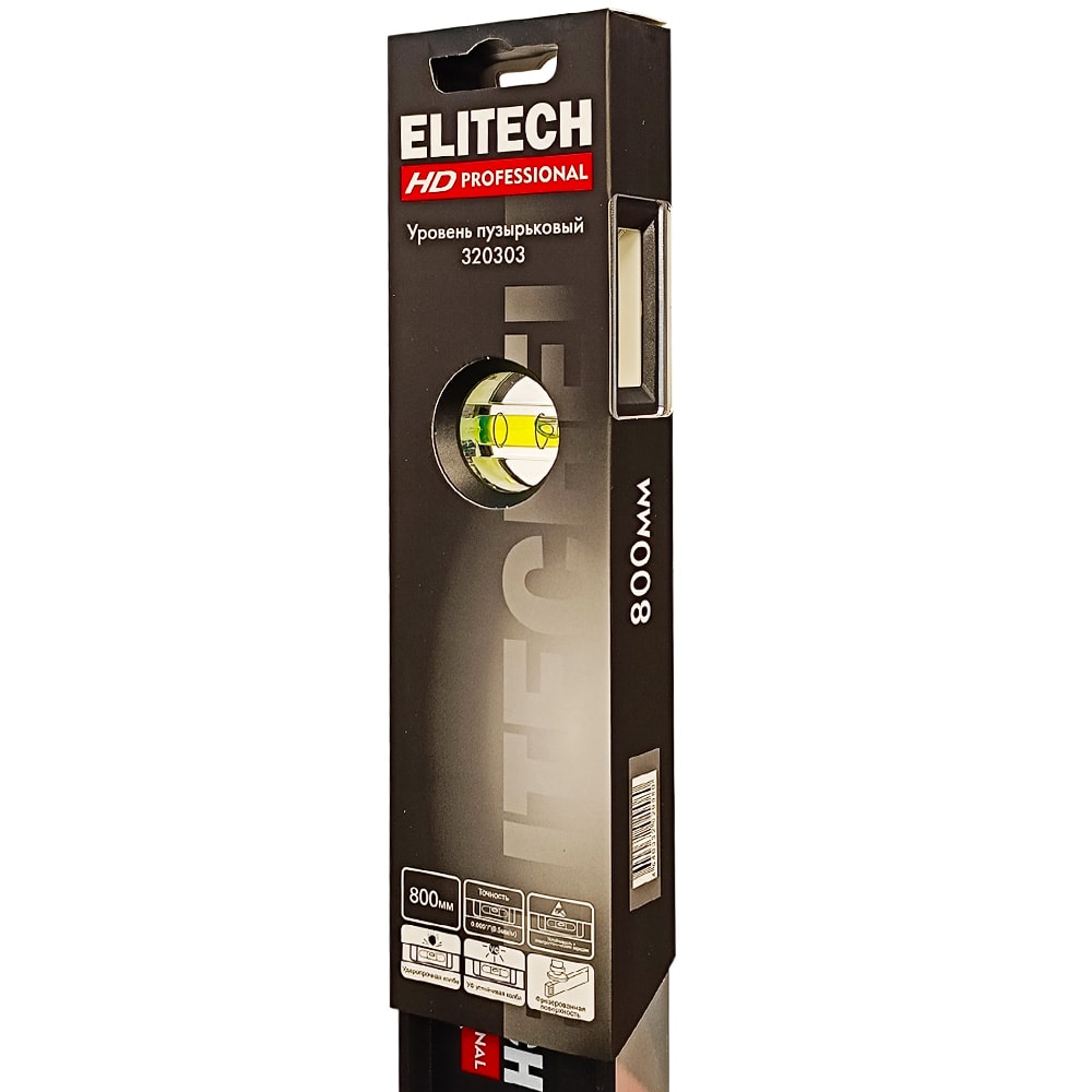 Уровень строительный (80 см / магнитный) ELITECH HD (207200), фото 2