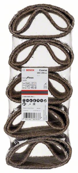 Шлифлента Best for Inox 100x290 мм (грубая) N470 BOSCH (2608608Z84), фото 2