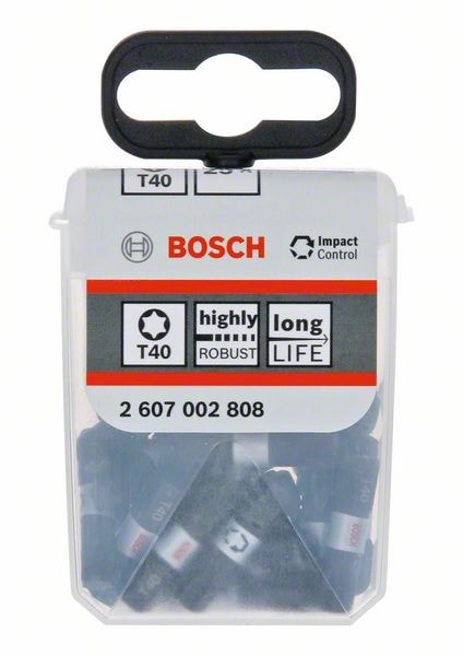 Бита Impact Control T40 25 мм (25 шт), BOSCH