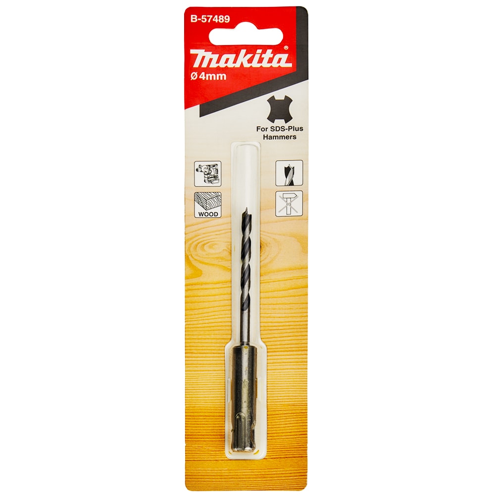SDS -plus сверло по дереву 4х43x105 мм, MAKITA