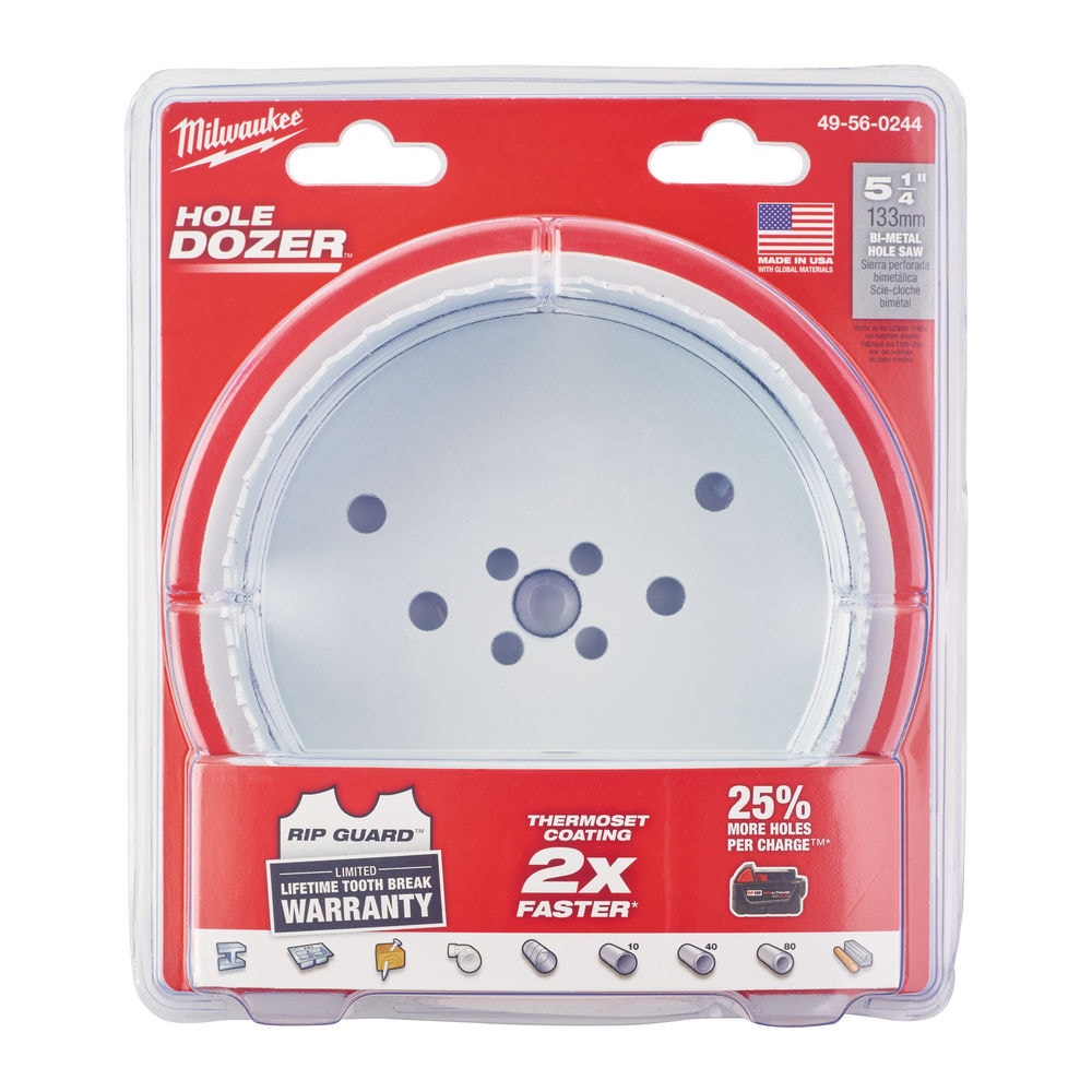 Коронка по дереву 133 мм Hole Dozer Holesaw Milwaukee (49560244)