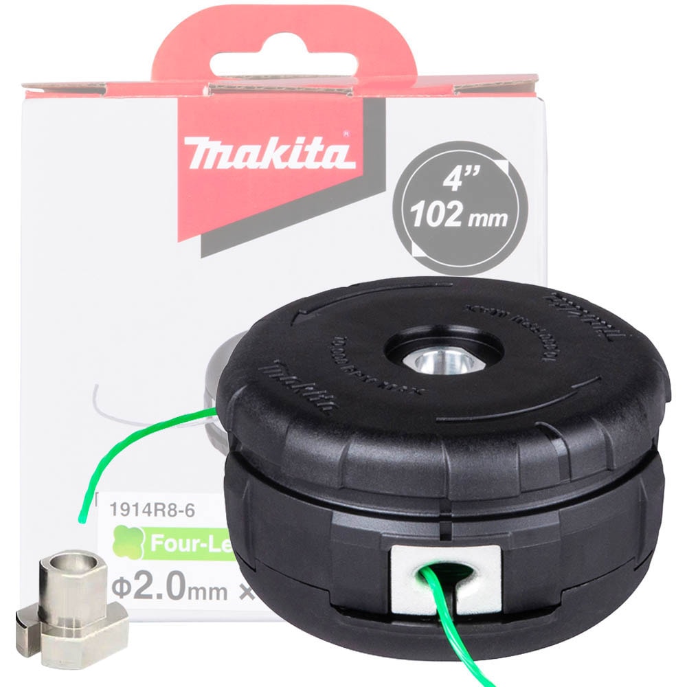 Головка триммерная M8/10x1.25LH (полуавтоматическая) к триммеру DUR368A / UR003G MAKITA (1914R8-6)