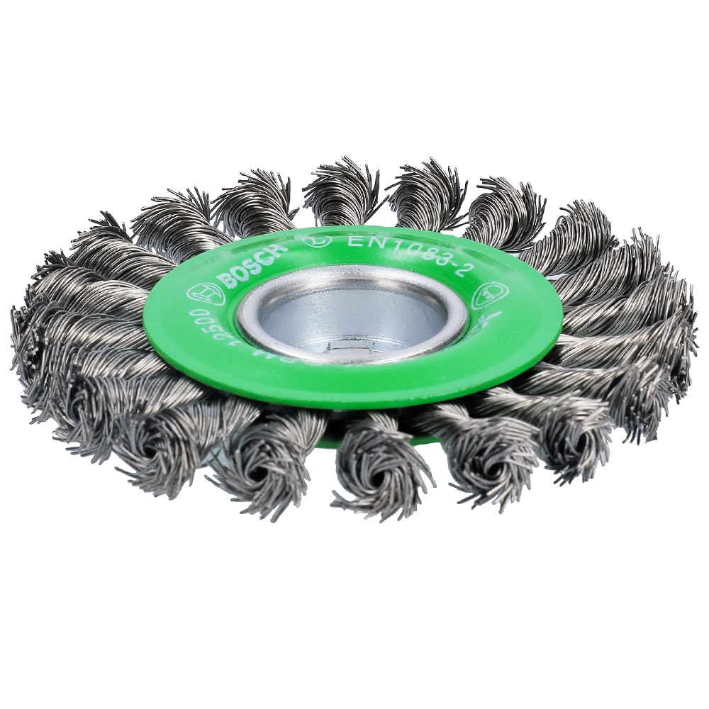 Щетка дисковая, проволочная Heavy for Inox (115 мм / X-LOCK) BOSCH (2608620733), фото 3