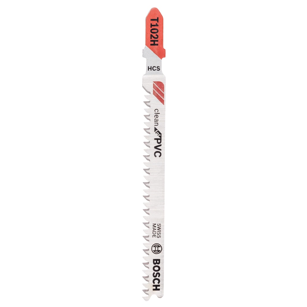 Пилка для лобзика T102H Clean for PVC (5 шт) BOSCH (2608667446), фото 2