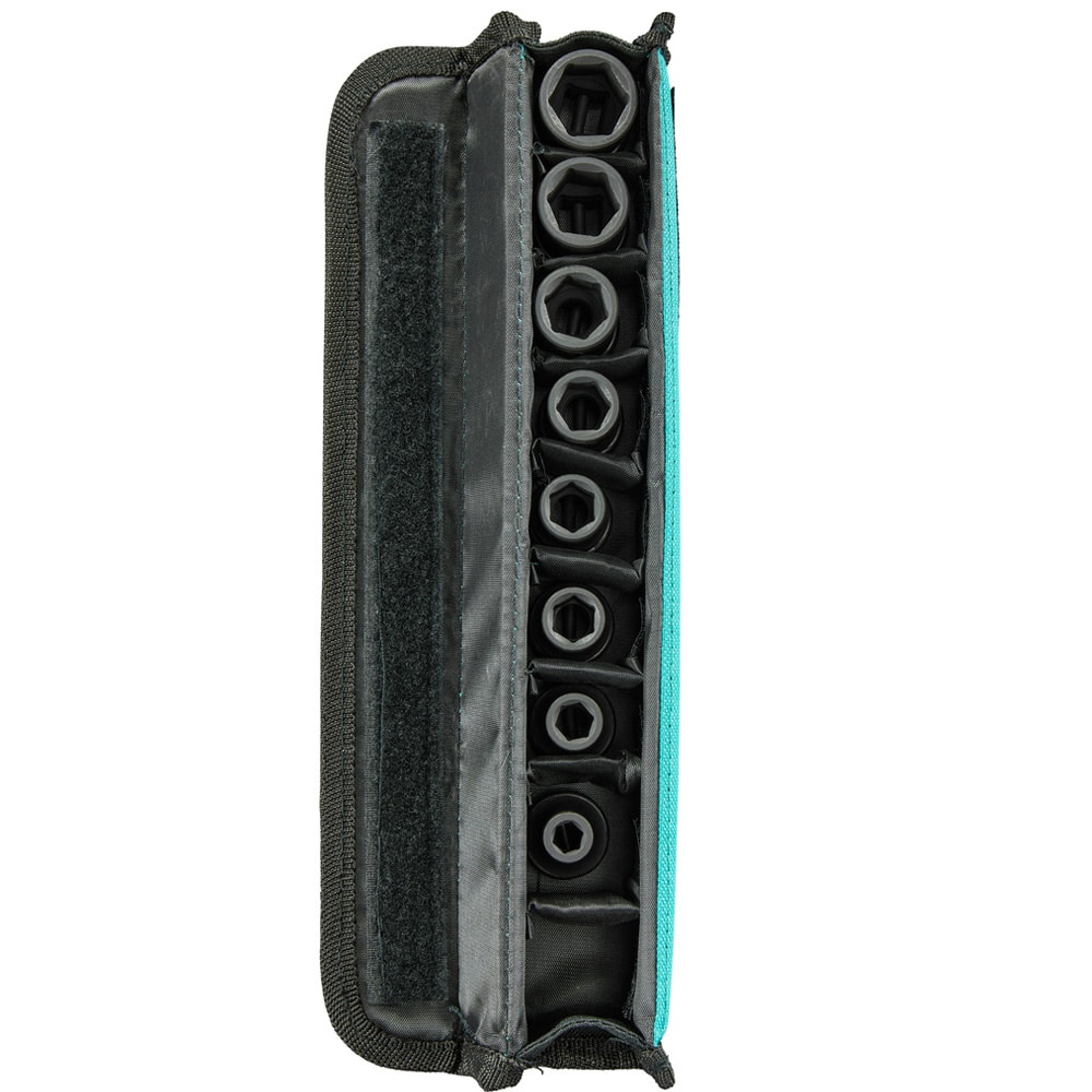Набор ударных головок Impact Black 8-21 мм 1/2" (8 шт) MAKITA (E-16601), фото 3