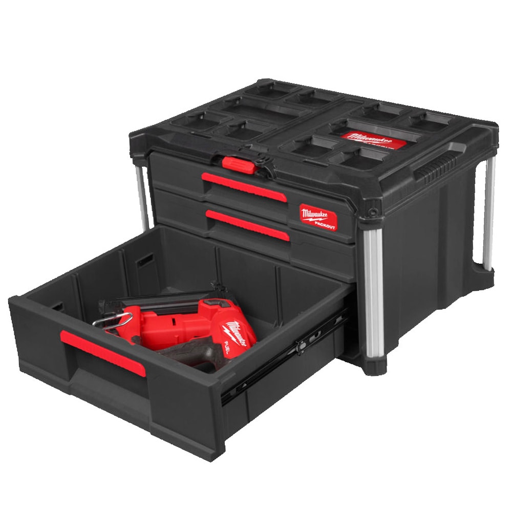 Кейс с выдвижными отсеками 2+1 PACKOUT DRAWER BOX Milwaukee (4932493190), фото 5