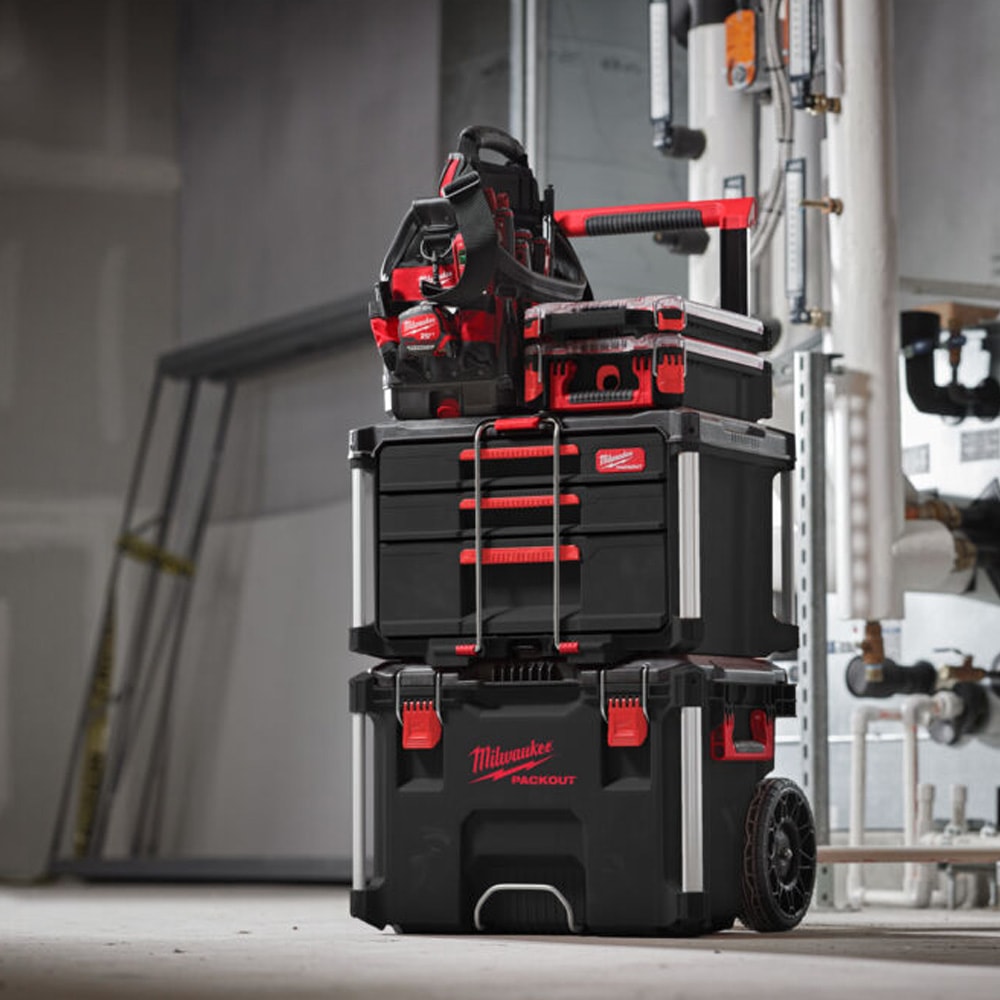 Кейс с выдвижными отсеками 2+1 PACKOUT DRAWER BOX Milwaukee (4932493190), фото 7