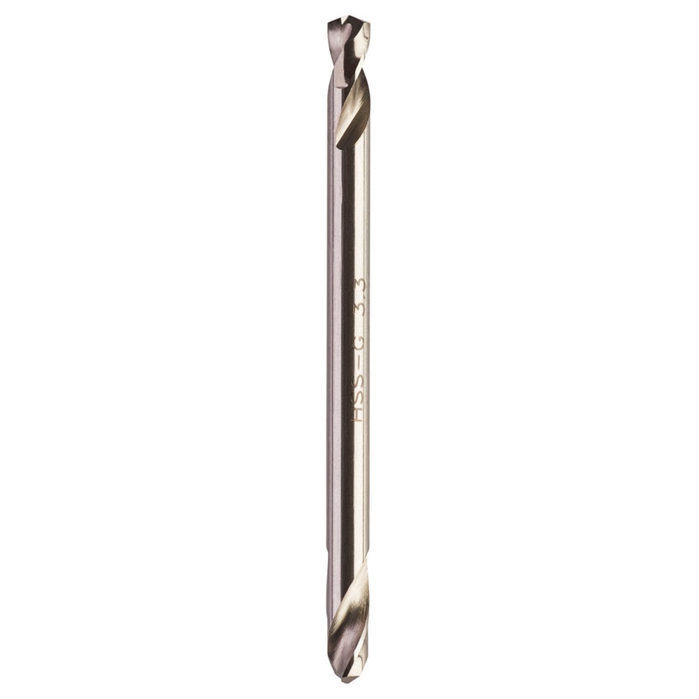 Сверло по металлу двухстороннее 3.3x55 мм HSS-G (10 шт) Round Shank Milwaukee (4932352225), фото 2