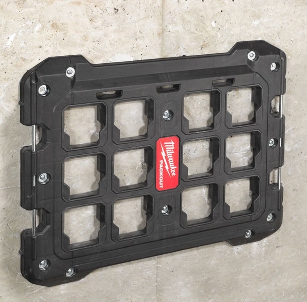 Платформа MOUNTING PLAT для крепления к стене кейсов PACKOUT Milwaukee (4932471638), фото 4