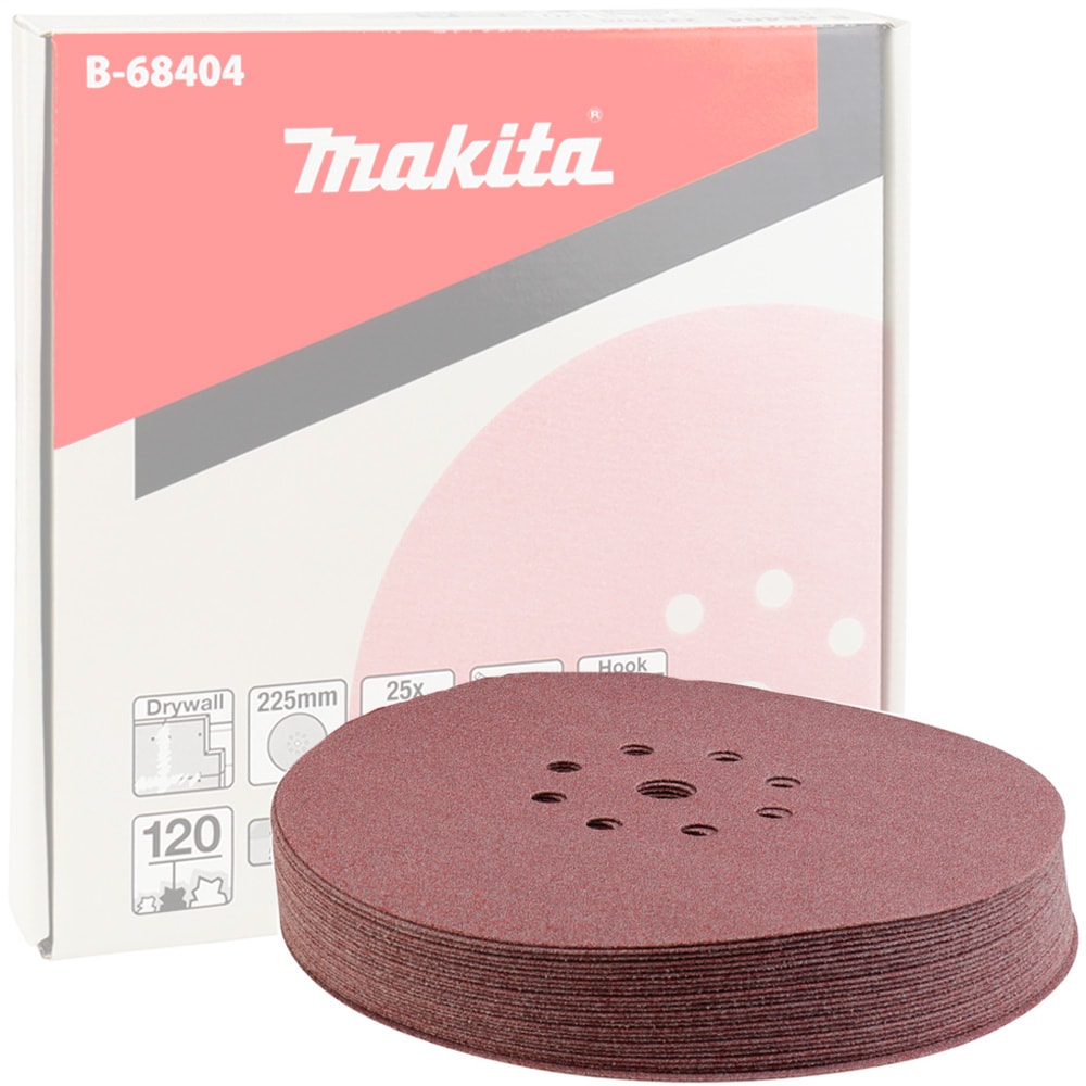 DSL800Z_Абразивный шлифовальный диск D225 мм, K120 (25 шт), MAKITA