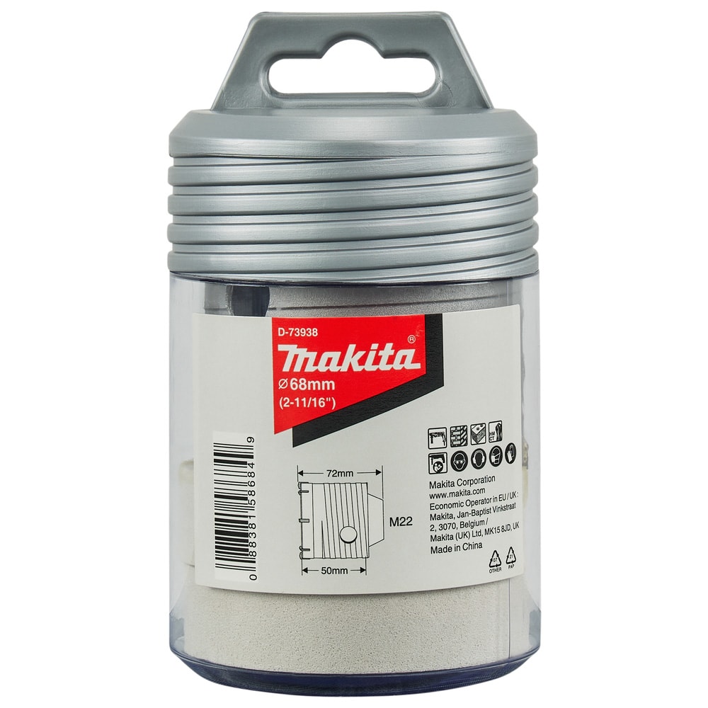 Коронка ударная по бетону SDS-plus 68 мм М22 MAKITA (D-73938), фото 5