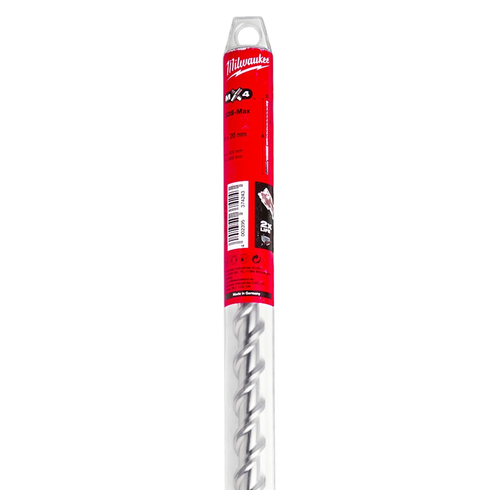 Бур по бетону SDS-Max 20x800x920 мм GEN II Milwaukee (4932352766), фото 2