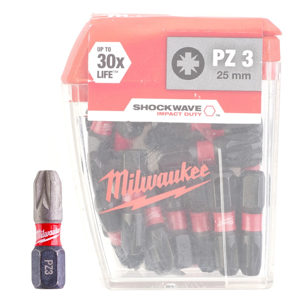 Бита Shockwave Impact Duty PZ3 25 мм (25 шт) Milwaukee (4932430869)