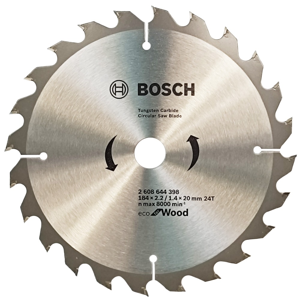 Диск пильный 184x2,2х20 мм Z24 Eco for Wood, BOSCH, фото 2