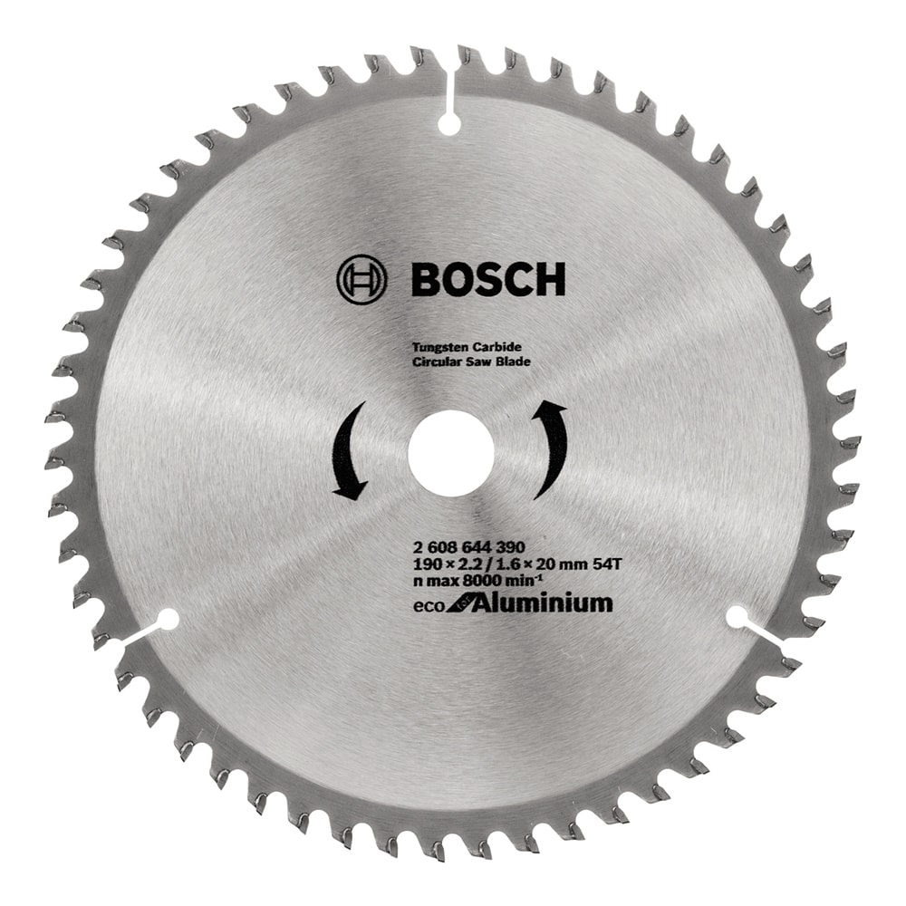 Диск пильный ECO 190х2,2х20/16 мм Z54 Aluminium, BOSCH, фото 2
