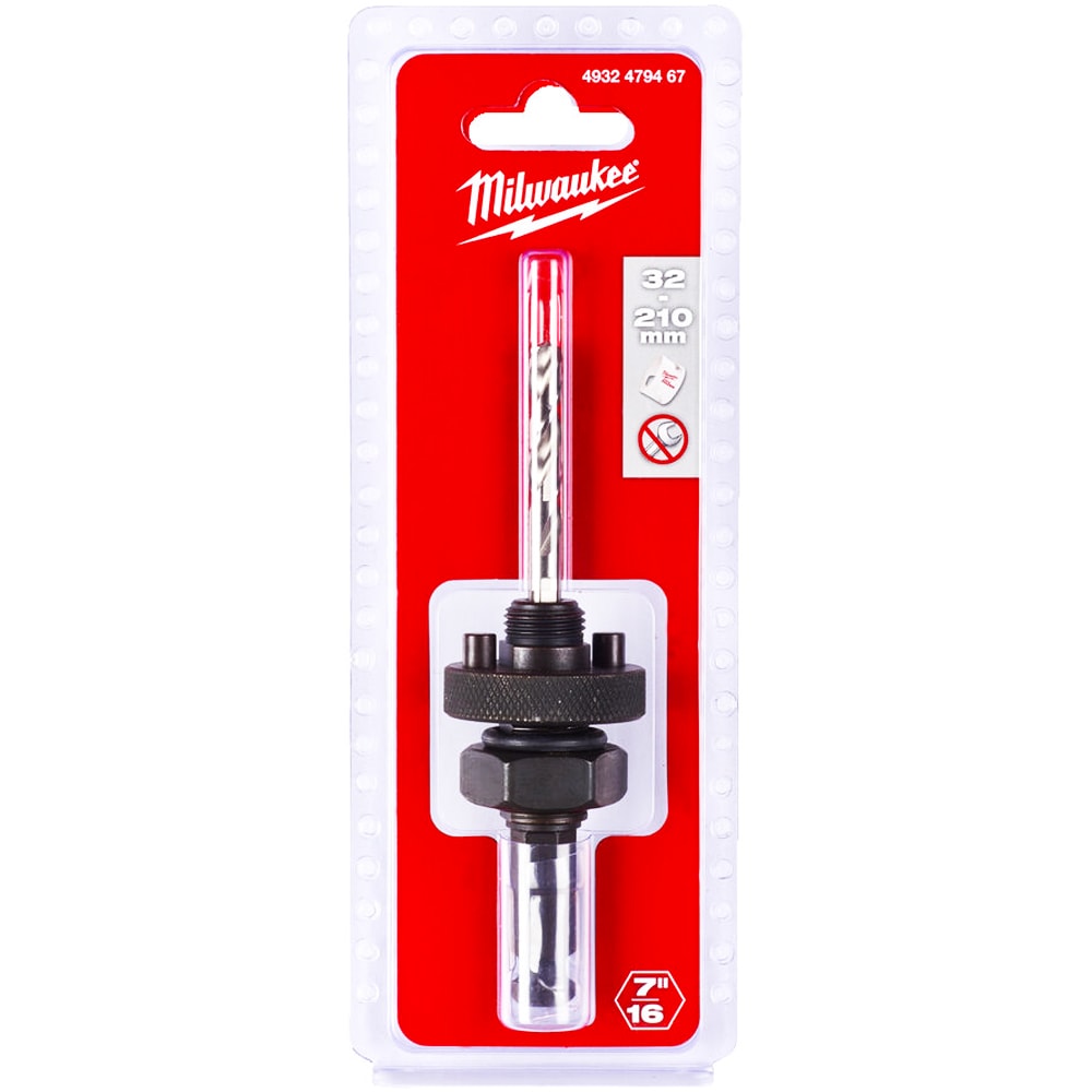 Хвостовик для BIM коронок Holesaw Arbor 32-210 мм HEX 11 мм Milwaukee (4932479467)