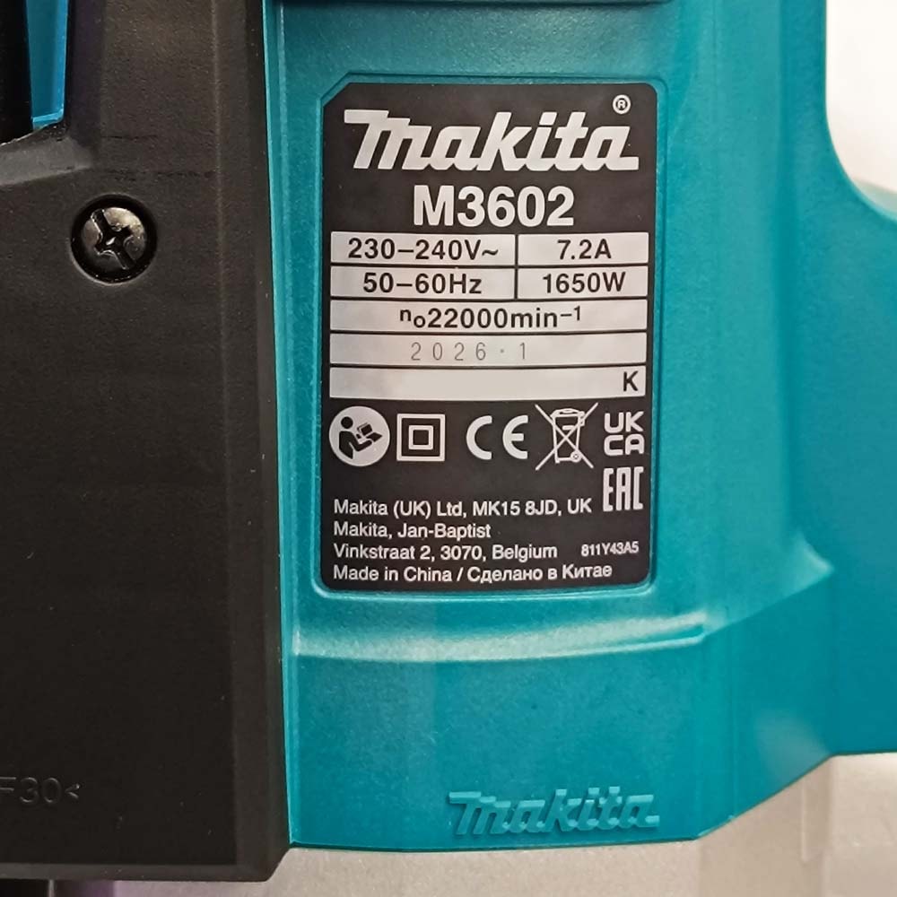 Фрезер M3602B (1650 Вт / 12 мм / Коробка), MAKITA, фото 10