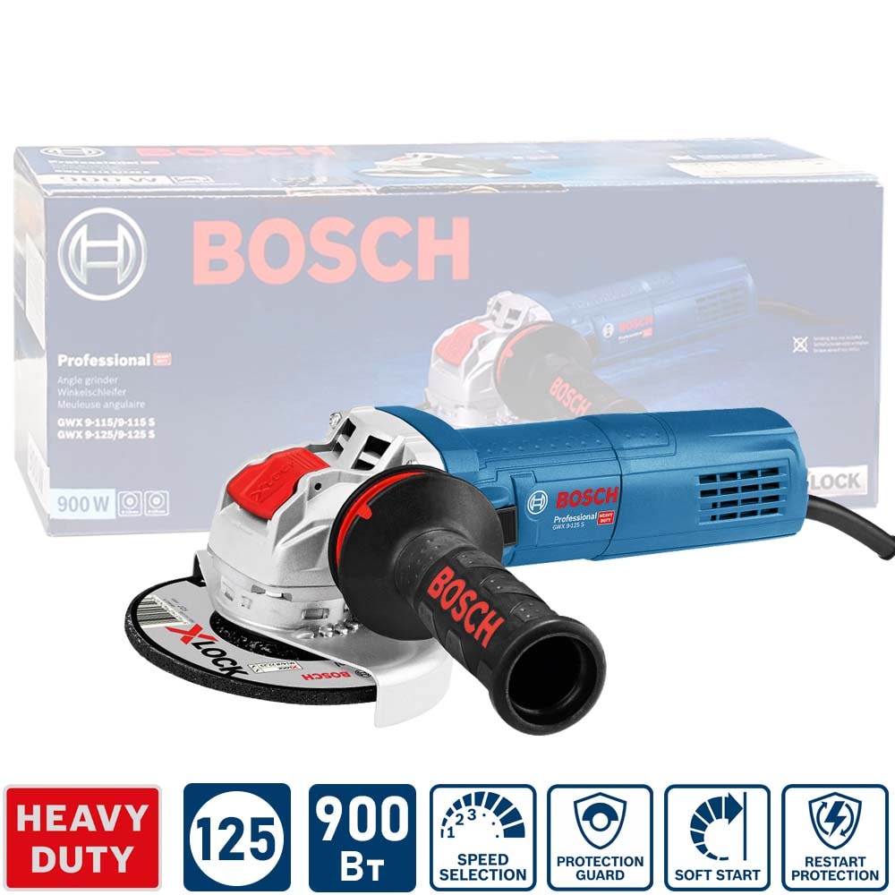 Угловая шлифмашина GWX 9-125 S Professional BOSCH (06017B2000)