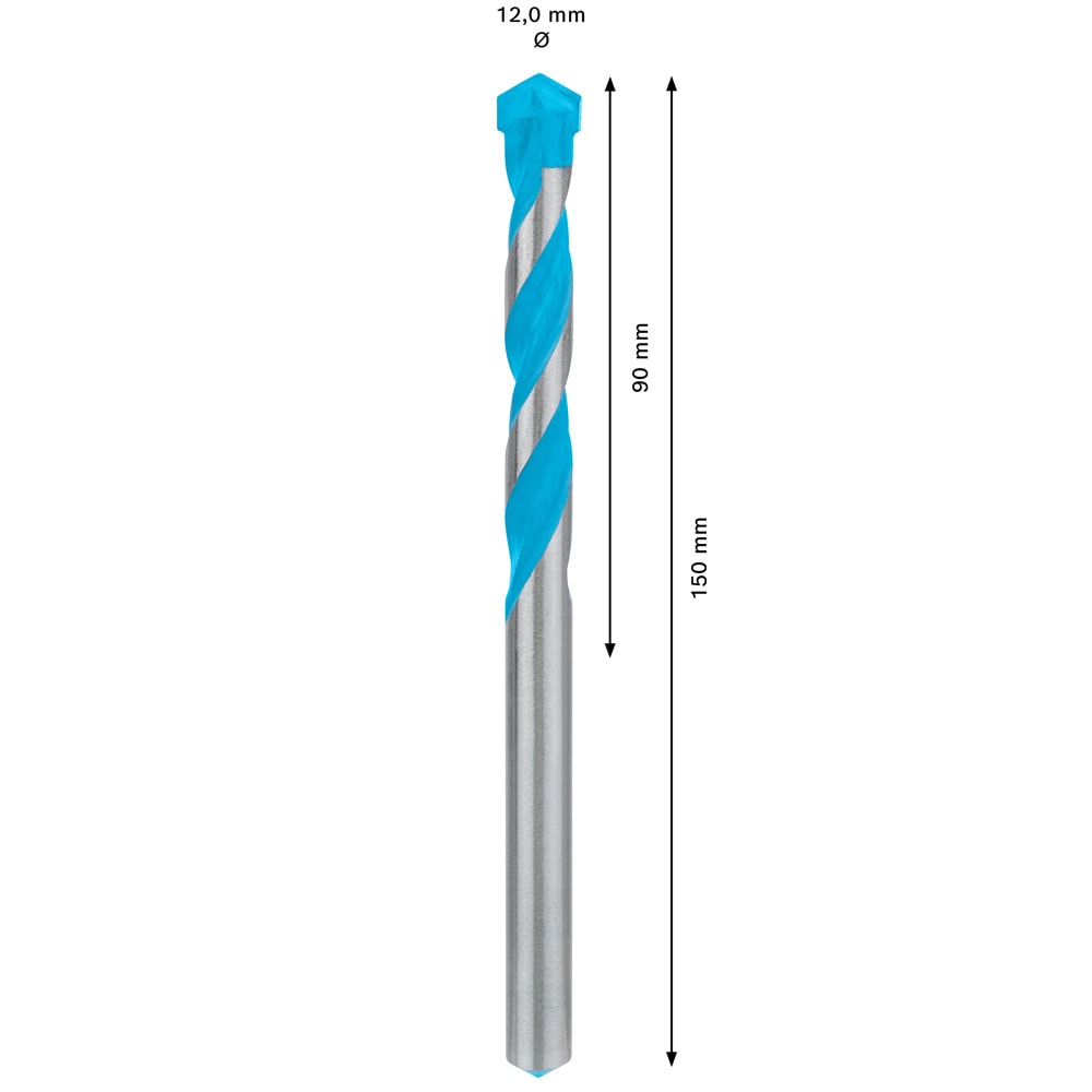 Сверло универсальное Expert CYL-9 MultiConstruction 12,0х90х150 мм, BOSCH, фото 3