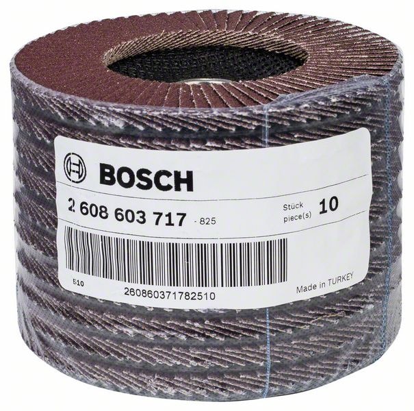 Лепестковый шлифкруг Standard for Metal 125x22,23 мм P60 (плоский) BOSCH (2608603717), фото 4
