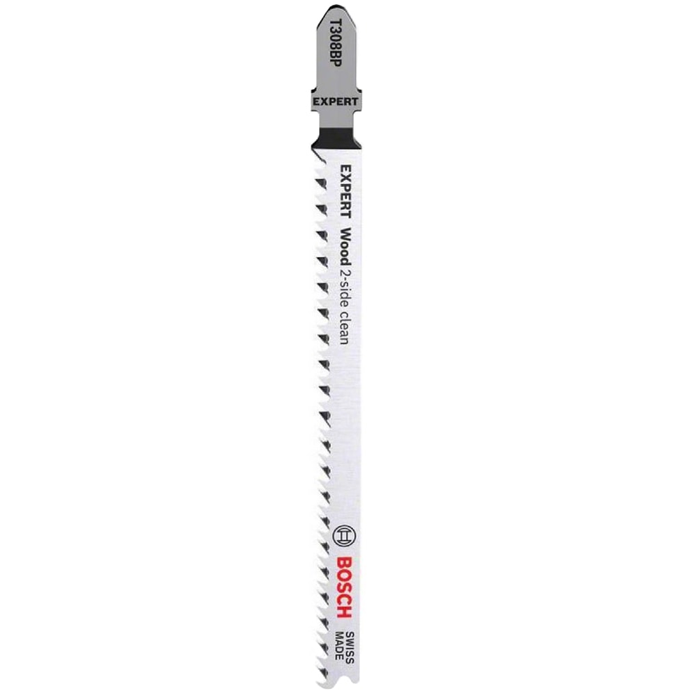Пилка для лобзика T 308 BP Expert Wood (5 шт) BOSCH (2608900558), фото 2