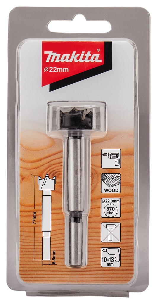 Сверло Forstner Standard 22 x 77 мм MAKITA (D-74706)