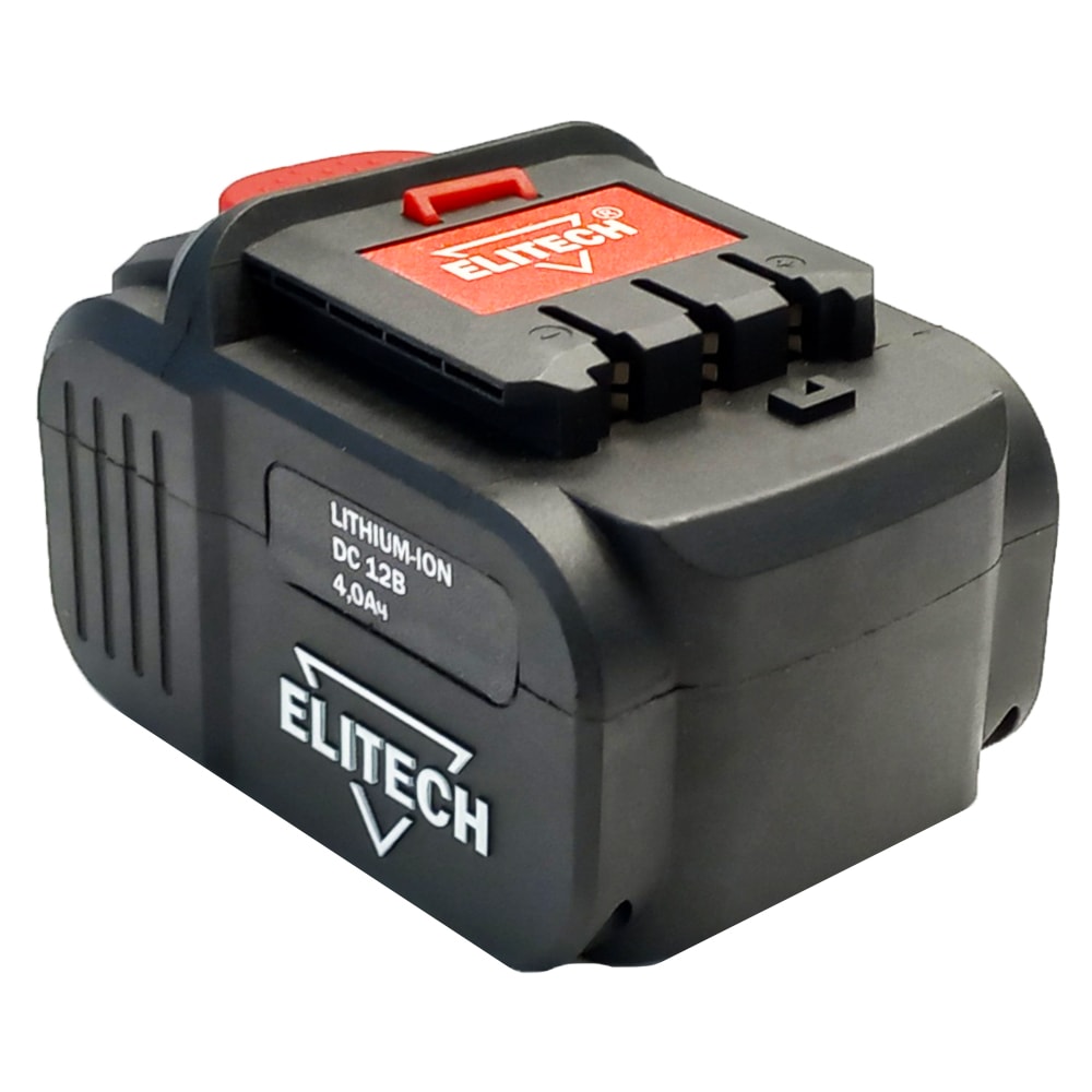 Аккумулятор 12V 4.0 Ah Li-Ion (1 шт) ELITECH (1820.098400), фото 3