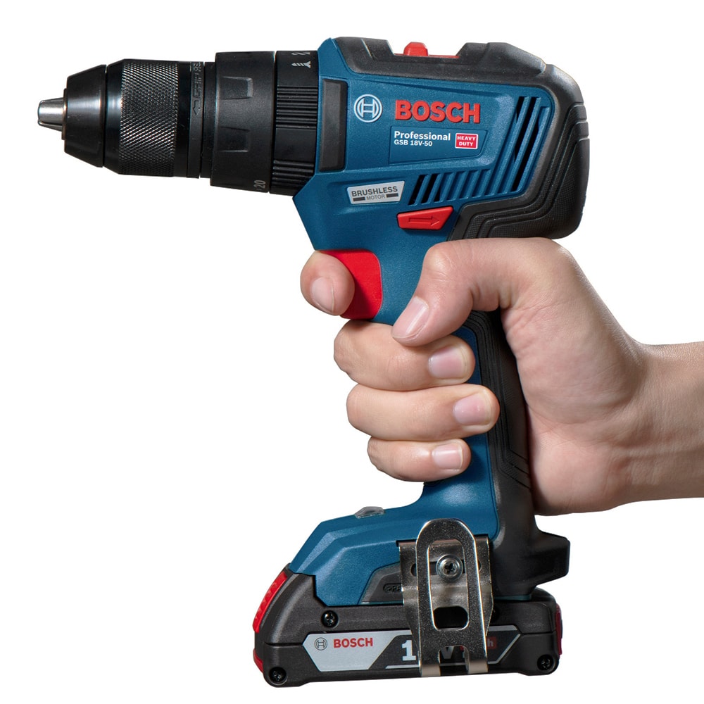 Дрель-шуруповерт ударная аккумуляторная GSB 18V-50 Professional BOSCH (06019H5106), фото 5