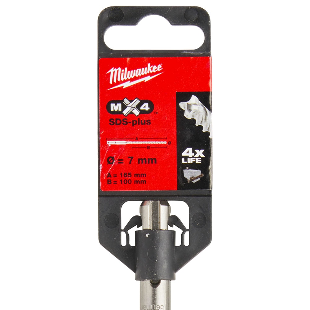 Бур по бетону SDS-Plus RX4 7x100x160 мм Milwaukee (4932352020), фото 2