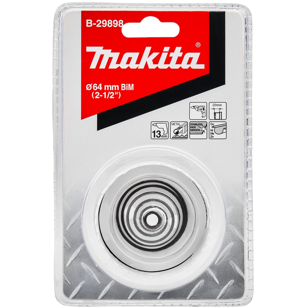 Коронка BIM по листовому металлу 64 мм MAKITA (B-29898)