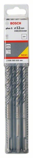 Бур по бетону SDS-Plus-5 12x150x215 мм (10 шт) BOSCH (2608585630)