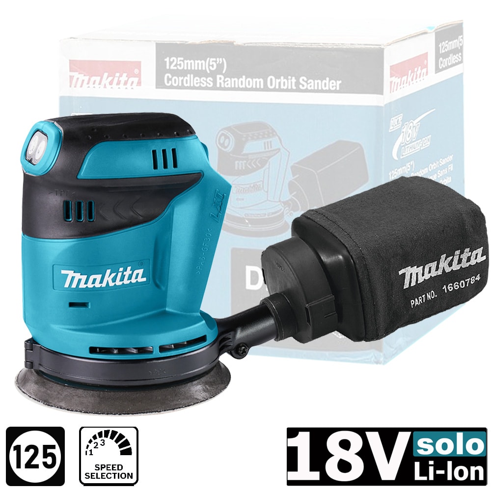 Эксцентриковая шлифмашина аккумуляторная DBO180Z (DBO 180 Z) MAKITA