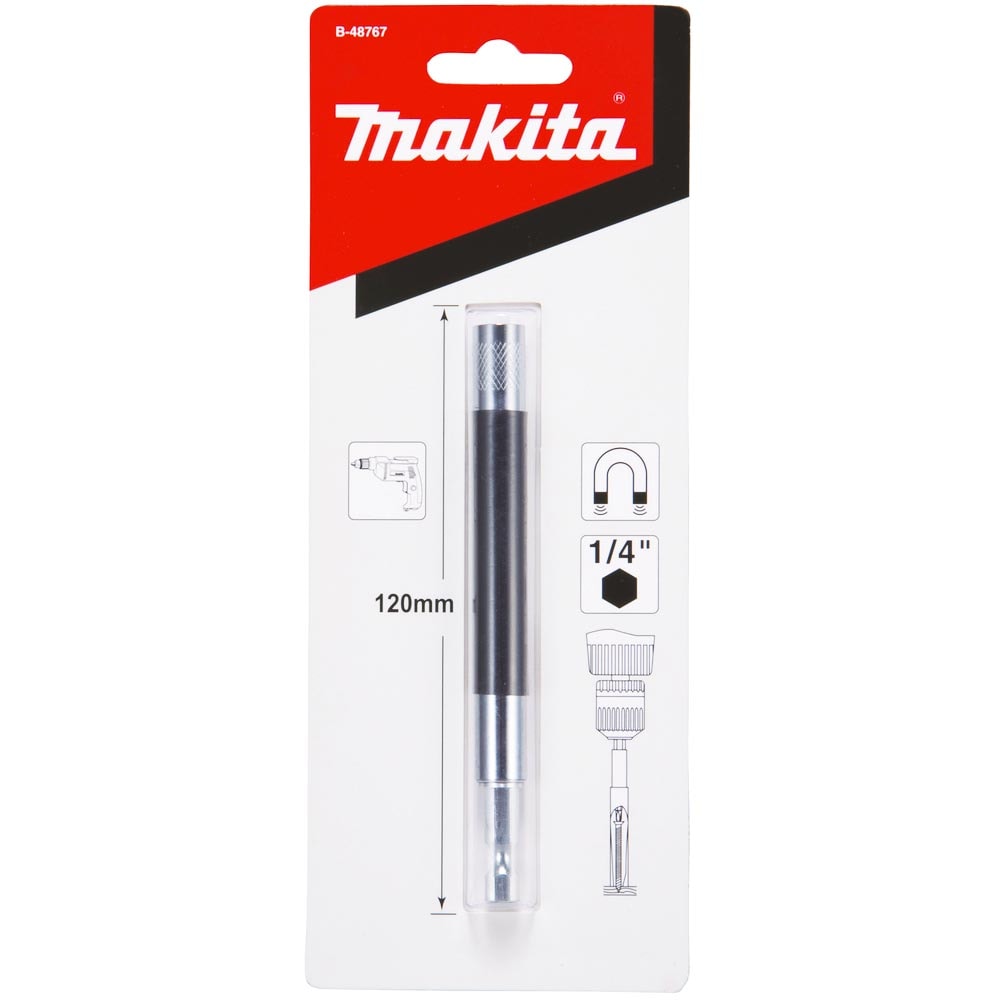 Магнитный держатель бит 120 мм (с выдвижной обоймой) MAKITA (B-48767)