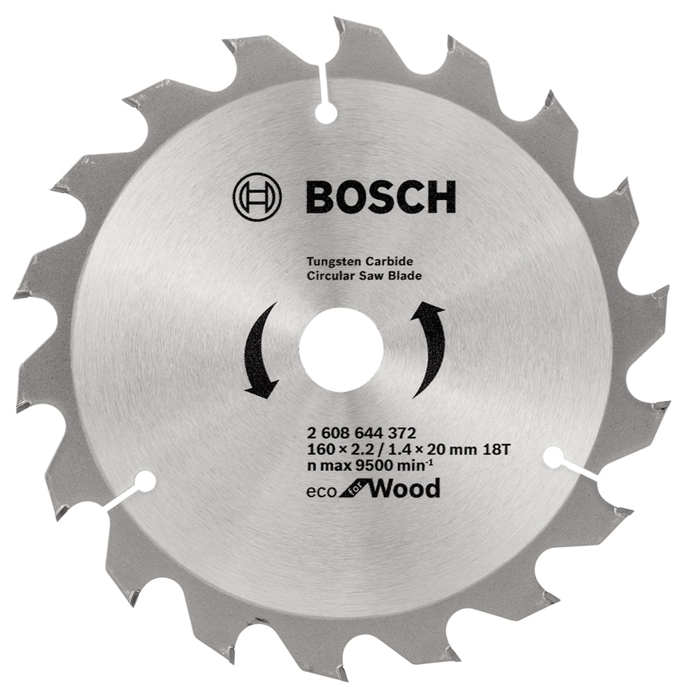 Диск пильный ECO 160х2,2х20/16 мм Z18 Wood, BOSCH, фото 2
