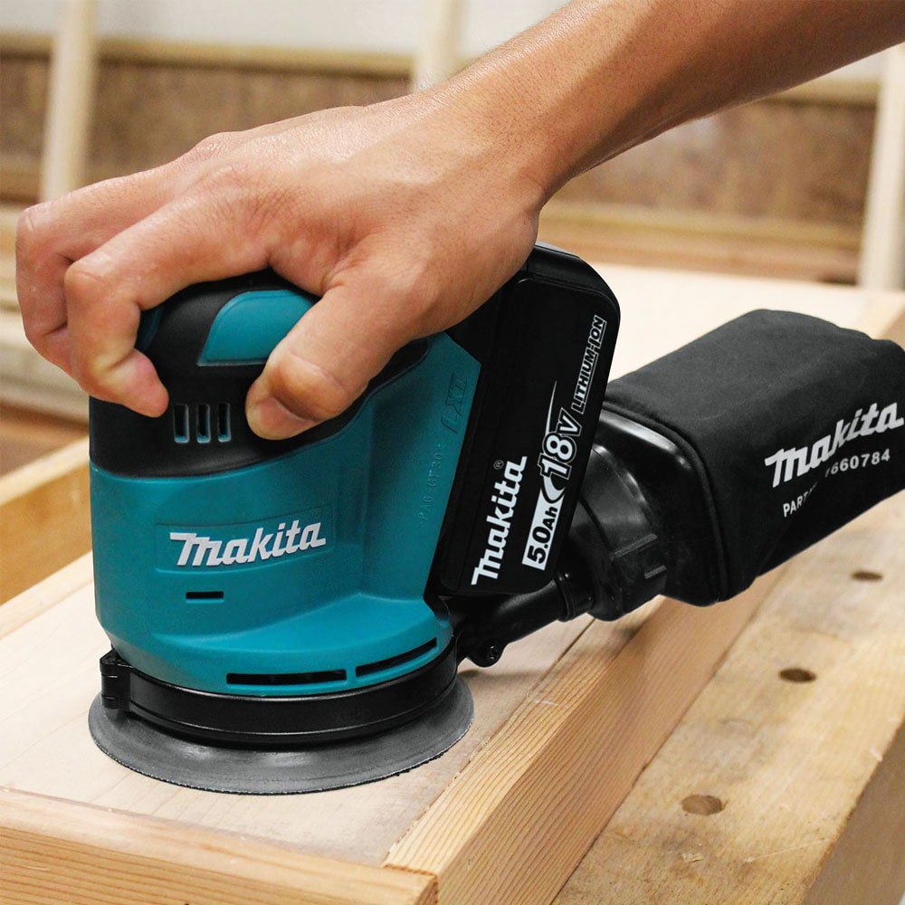 Эксцентриковая шлифмашина аккумуляторная DBO180Z (DBO 180 Z) MAKITA, фото 10