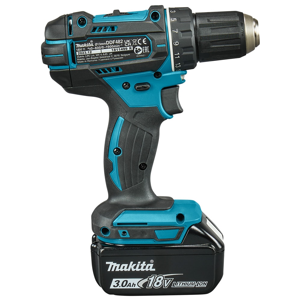 Дрель-шуруповерт аккумуляторная DDF482RFJ (DDF 482 RFJ) MAKITA, фото 8