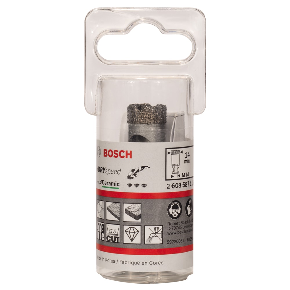 Алмазная коронка D14 мм M14 Best for Ceramic BOSCH (2608587113), фото 2