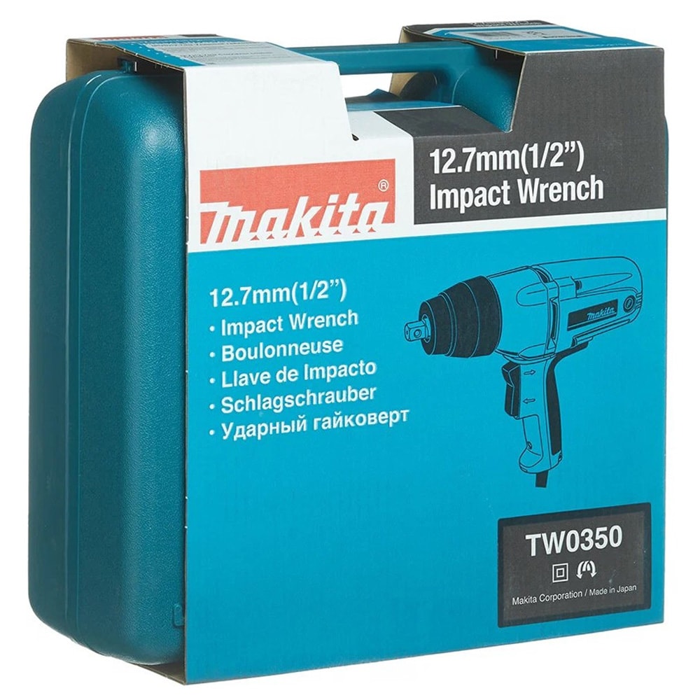 Гайковерт электрический TW0350 (1/2" / 350 Nm / Кейс), MAKITA, фото 2