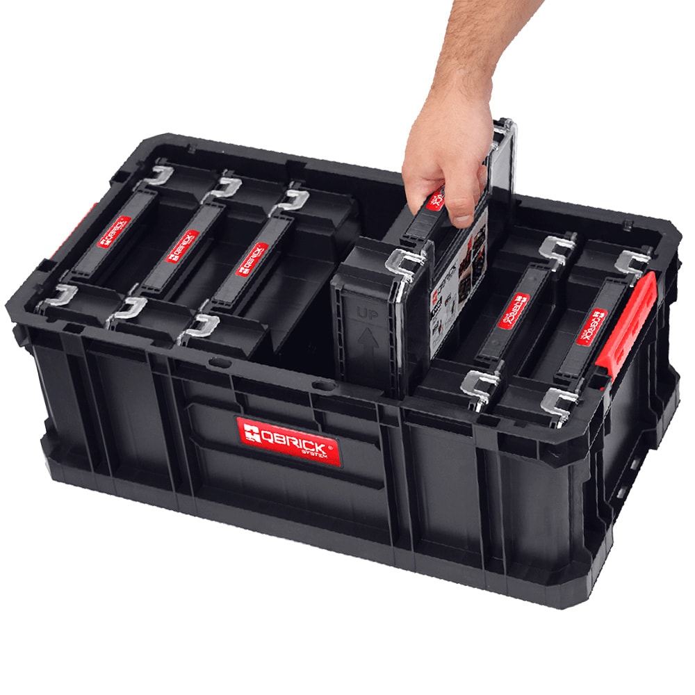 Набор ящиков для инструмента Qbrick System TWO Box 200 + TWO Organiser Multi (6 шт) (Z251613PG001), фото 3