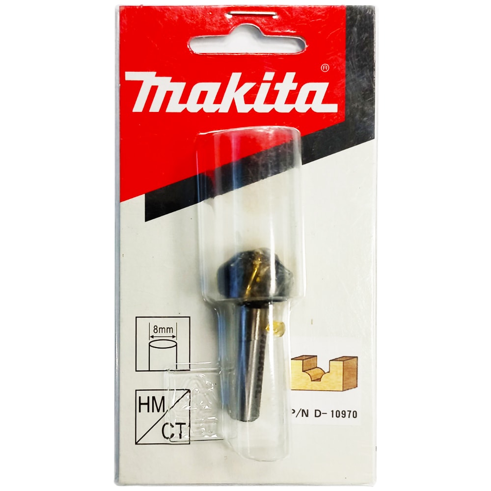 Фреза пазовая R4 19х4х32 / хв 8 мм MAKITA (D-10970)